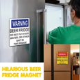 thumbnail image 4 of SGACAI Imán Cerveza Nevera Señal de Advertencia Refrigerador Nevera 9P6T K2K5 .ι, 4 of 7