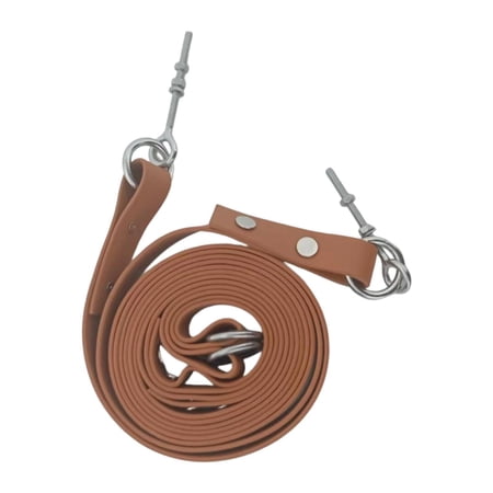 Tnarru 2 Pieces Pilates Reformer Rope Pull Rope Band Strap Accessories Equipment PU Leather Pilates Belt Easy Installation for Workout Exercise Components Suitable for Home Studio Use Strength