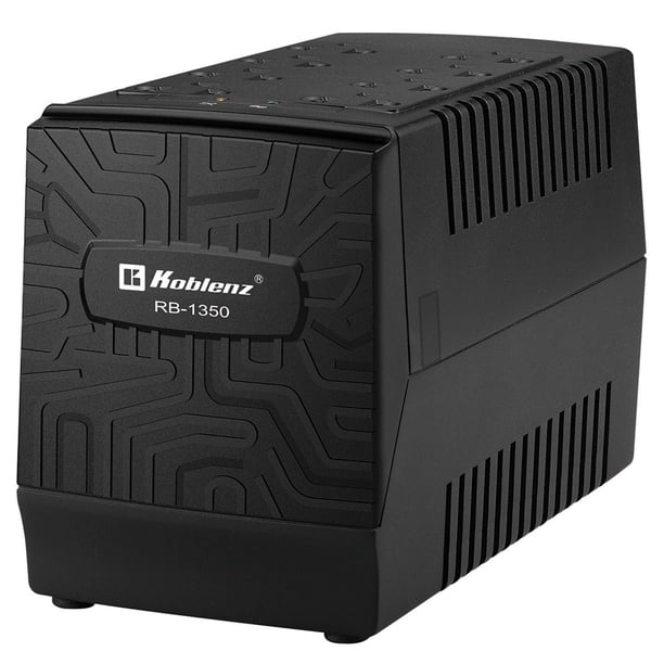 Regulador Koblenz RB-1350 de 1350 VA / 700 W, Supresor de Picos, con 8 Contactos