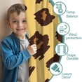 thumbnail image 3 of Blackout Kids Curtains,Leopard Print Childrens Insulated Curtains Set Of 2,Bedroom Essentials,Toddler Room Decor 42"x63"(106x160cm), 3 of 4