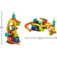 thumbnail image 7 of Fisher-Price Little People Sit ‘n Stand Skyway Race Track Toddler Vehicle Playset with 2 Cars, 7 of 7