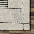 thumbnail image 4 of nuLOOM Danika Abstract Checkered Wool Area Rug, 8' x 10', Danika Ivory, 4 of 9