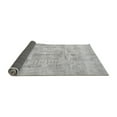 thumbnail image 2 of Ahgly Company Indoor Round Abstract Gray Modern Area Rugs, 8' Round, 2 of 4