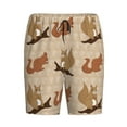 thumbnail image 3 of Yiaed Cartoon Squirrel for Men's Soft Sleep Pajama Short Lounging Pajama Shorts-4X-Large, 3 of 8