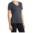 thumbnail image 5 of Yellow Rooster Women's PosiCharge Competitor V-Neck Tee Iron Grey 3XL, 5 of 7