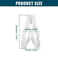 thumbnail image 4 of Retainer Fitting Fastener Clip Car Interior Trim Fit for Hyundai for Kia White 50 Pcs, 4 of 6