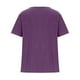 thumbnail image 5 of Fiudx Ofertas Relámpago Top de Manga Corta con Cuello Redondo y Botones Regulares con Estampado Sexy de Verano para Mujer, 5 of 5