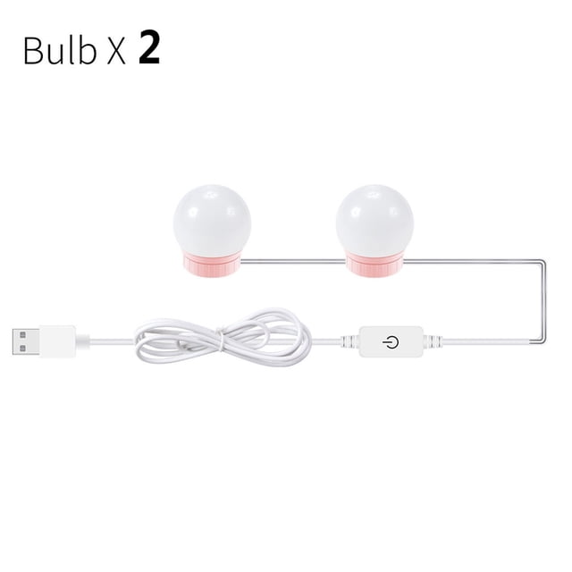 Led Makeup Mirror Light LED Light 2 6 10 14Bulb Dimmable Touch Control DIY Lighting For Dressing Table ,Widely Use