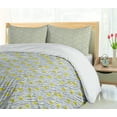 thumbnail image 5 of Ambesonne Abstract Duvet Cover Sets, Yellow Sketchy Polka Dots, 2-Queen, Yellow Pearl Black, 5 of 7