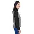 thumbnail image 4 of Devon & Jones Ladies' Newbury Colorblock MÃ©lange Fleece Full-Zip - DG796W, 4 of 4
