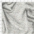 thumbnail image 4 of Soimoi Tissu Blanc Poly Georgette Flèche Tribale Imprimé 1 Yard 52 Pouces de Large, 4 of 6