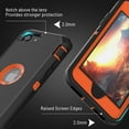 thumbnail image 6 of Entronix Heavy Duty Case Designed for iPhone 8 Shockproof Triple Layer Rugged Case, Orange, 6 of 6