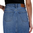 thumbnail image 6 of Lucky Brand Women's Asymmetrical Front Slit Denim Midi Skirt (Blue, 8), 6 of 7