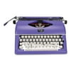 Royal Classic Manual Typewriter (Purple)