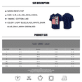 thumbnail image 3 of ASDFVBKG Men American Flag Shirt American Flag 1776 Tshirts 4th Of July Flag Memorial Day Tops Black 3XL, 3 of 4