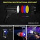 thumbnail image 3 of Rechargeable Spotlight Torch, 9000 Lumens Super Bright Flashlight, High Power Beam Hunting Spotlight, Portable Handheld Spotlight Flashlight For Hikin, 3 of 5