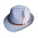 thumbnail image 3 of Sombrero Fedora para hombre, sombrero de cubo, cosplay, atuendo de los años 20, disfraz estético de jazz de invierno. Gris claro, 3 of 9