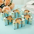 thumbnail image 4 of Threns 100 Pcs Candy Box Vintage Party Favor Box Mini Suitcase Favor Box with Aircraft Tags for Travel Themed Party Bridal Shower, 4 of 10