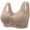 Gray, variant on Txenfivo Bras for Women Front Closure No Underwire Bra Comfy Wide Strap Padded Push Up Bra Breathable for Everyday Comfort, 36B-46C