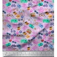 thumbnail image 1 of Soimoi Polyester Crepe Fabric Camera,Hat & Briefcase Travel Fabric Prints by Yard 42 Inch Wide, 1 of 3