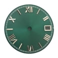 thumbnail image 1 of Esfera de repuesto con números romanos, 285 mm, alta fiabilidad profesional. Verde, 1 of 9