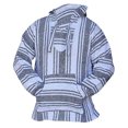 thumbnail image 2 of Men's Tribal Print Comfort Hoodie, Casual Long Sleeve Pullover Sweatshirt, Ethnic Style Streetwear for Christmas, Fall Winter, Cultural Events and Daily Wear,White,L, 2 of 4