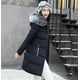 thumbnail image 4 of Chaqueta De Mujer De Algodón Cálido Con Cuello De Piel Moda, 4 of 8