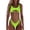 Gold, variant on Bikini Sets for Women 2 Piece Scoop Neck Cut out Push Up Bikini Top Strappy Bottom Bathing Suit Swimsuits Swimwear