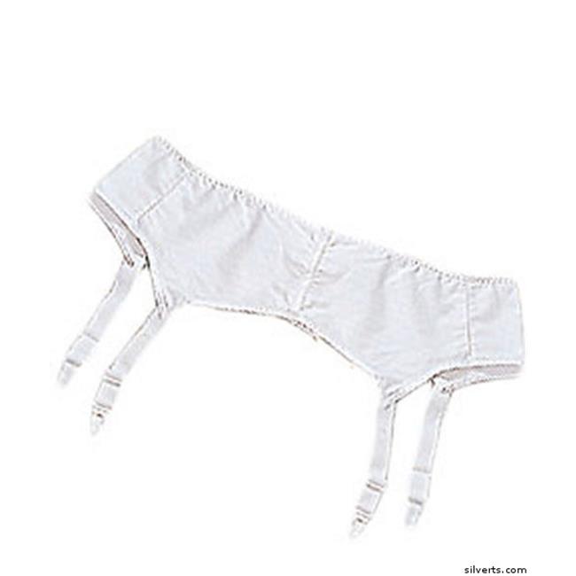 Silvert's Silverts 185000112 Garter Belt, White 26