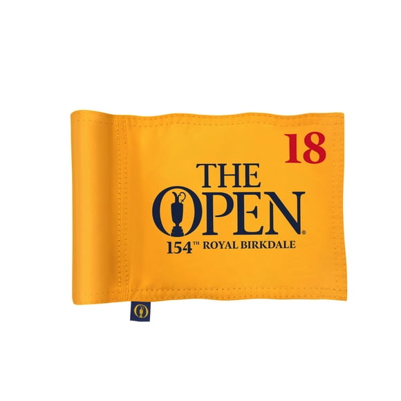 Bandera de minigolf COGOLFING TheOpen 2026, 15 x 20 cm, nailon, paquete de 1 unidad