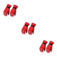 thumbnail image 3 of Naiovety 1 par de guantes para la nieve, cubiertas para los dedos, accesorio de ropa de invierno, guante de esquí con forro flexible, calentador de manos rojo 3piezas Naiovety CBP218649, 3 of 6