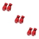 thumbnail image 4 of Ounissouiy 1 par * Guantes de nieve Cubiertas de manos gruesas Accesorio de ropa para mantener el calor Guante de esquí Calentador de manos para rojo 3piezas, 4 of 6