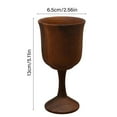 thumbnail image 5 of Healthy Wooden Wine Cup Goblet Smooth Surface Easy to Clean and Maintain Wine Mug Suitable for Bars Daily Meals, 5 of 5