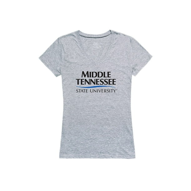 Mtsu Middle Tennessee State University Womens Seal T Shirt Heather Grey Walmart Com Walmart Com