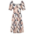 thumbnail image 4 of Geometric pattern Sleeveless Dress Woman dresses prom dresses, 4 of 6
