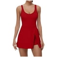 thumbnail image 2 of Babysbule Combinaison pour Femmes Été Mode Combinaison de Course pour Femmes Grenouillère d'Entraînement Ensembles Ample Uni Exercice Gym Yoga Course Shorts, 2 of 9