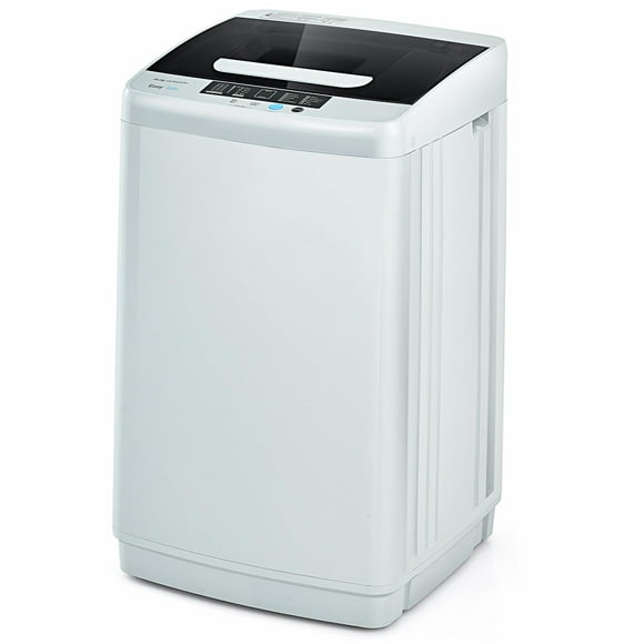 Giantex Full Automatic Washing Machine, 8.8lbs Portable Washer and Spin Combo, 1.04cu.ft Portable Laundry Washer, Top Load Washer for Apartment/RV/Dorm