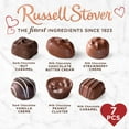 thumbnail image 2 of Russell Stover Valentine's Day Red Foil Heart Assorted Milk & Dark Chocolate Candy Gift Box, 4.03 oz., 2 of 8