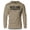 Khaki, variant on GYMISH Rest At The End Lightweight Long Sleeve Hooded T-Shirt for Men – Motivational Gym Hoodie, Athletic Workout Shirt for Fitness & Training