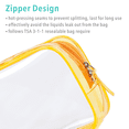 thumbnail image 3 of Neceser transparente para cosméticos Neceser transparente para cosméticos Neceser impermeable Adepaton CPB-DE-LYY186-7, 3 of 6