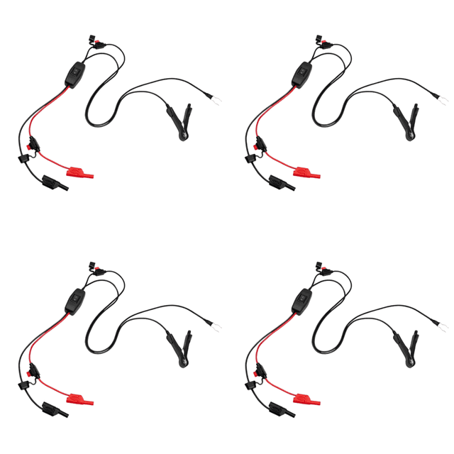 4PCS Detector Corriente Batería U Abrazadera Resorte Herramienta Detección Fugas Sin Apagado