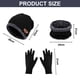 thumbnail image 2 of Gorro de punto de invierno, conjunto de bufanda cálida y guantes para pantalla táctil, 3 gorros con forro de lana para hombres y mujeres, 2 of 7