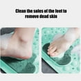 thumbnail image 2 of Rkxzt Pvc Anti-Slip Mat Non-Slip Bath Mat PVC Antifall Floor Mat with Foot Massage 27.56 x 15.75 Inch 1-Piece Home Decoration|Pvc,Green, 2 of 7