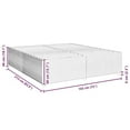 thumbnail image 2 of Pemberly Row Contemporary Velvet California King Bed Frame in Light Grey, 2 of 9
