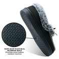 thumbnail image 5 of DL Womens Fuzzy Warm Moccasin Slippers Memory Foam Soft Fluffy Winter House Shoes Slippers, 5 of 6