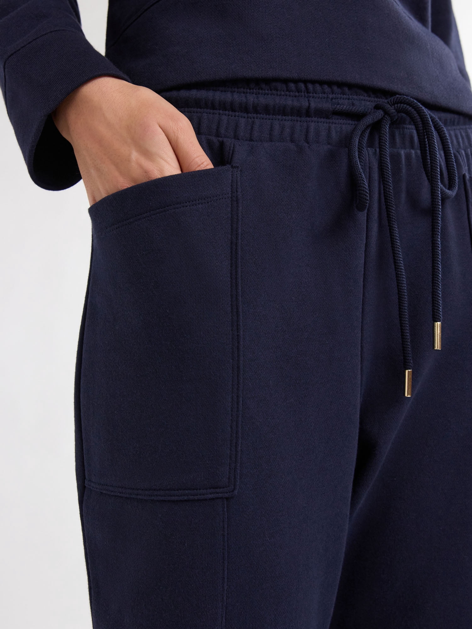 Free Assembly Women's and Women's Plus French Terry Cloth Sweatpants with Patch Pockets, 24.5" Inseam, Sizes XS-4X