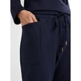 thumbnail image 2 of Free Assembly Women's and Women's Plus French Terry Cloth Sweatpants with Patch Pockets, 24.5" Inseam, Sizes XS-4X, 2 of 5