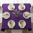 thumbnail image 2 of AK TRADING CO. 54" x 54" Polyester Square Tablecloth - Perfect for Any Occasion Like Parties, Wedding, Buffet Decoration, Indoor & Outdoor Use (Purple), 2 of 17