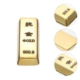 thumbnail image 3 of ColoMX Copper Gold Bar Simulación Golden Brick Fortune Blessing Gold Bar Decor, 3 of 7