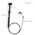 thumbnail image 2 of DJC Dropper Seatpost Adjustable seat post Internal Routing 80mm Travel MTB bike dropper 27.2mm 28.6mm 30mm 30.4mm 30.9mm 31.6mm 33.9mm, 2 of 9